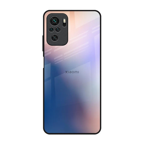 Blue Mauve Gradient Redmi Note 10 Glass Back Cover Online