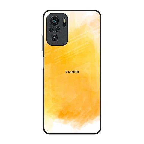 Rustic Orange Redmi Note 10 Glass Back Cover Online