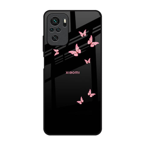 Fly Butterfly Redmi Note 10 Glass Back Cover Online