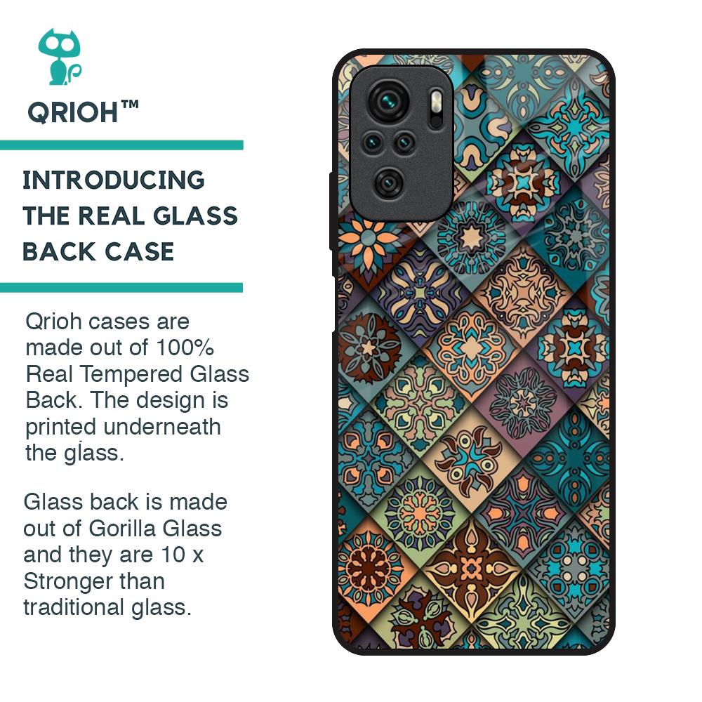 Retro Art Glass Case for Redmi Note 10