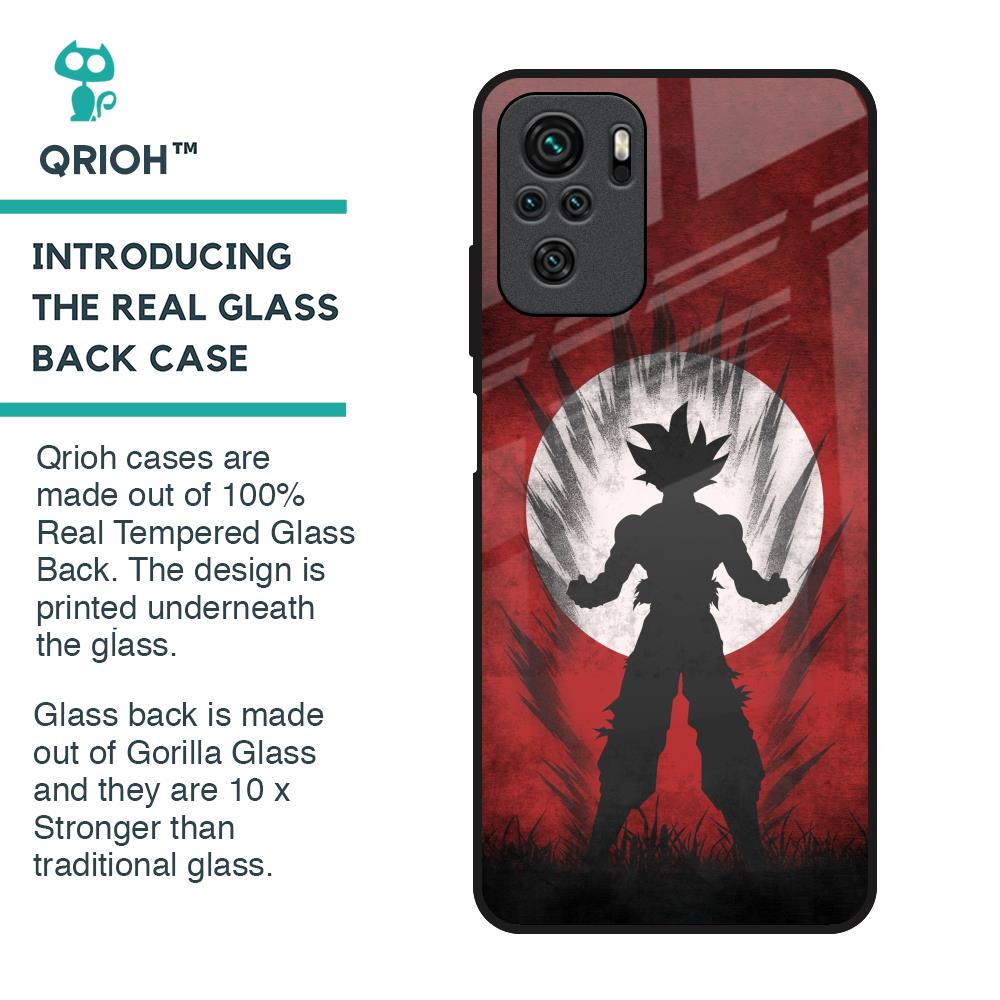 Japanese Animated Glass Case for Redmi Note 10