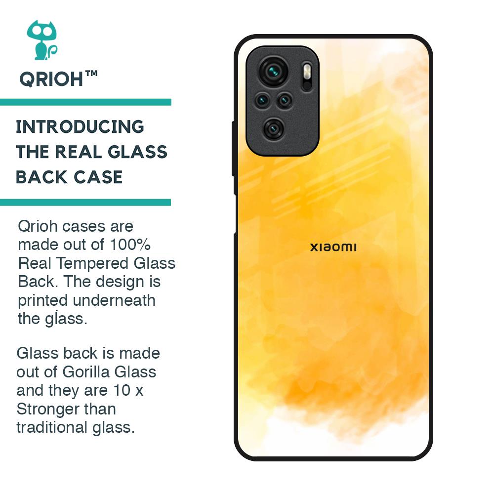 Rustic Orange Glass Case for Redmi Note 10