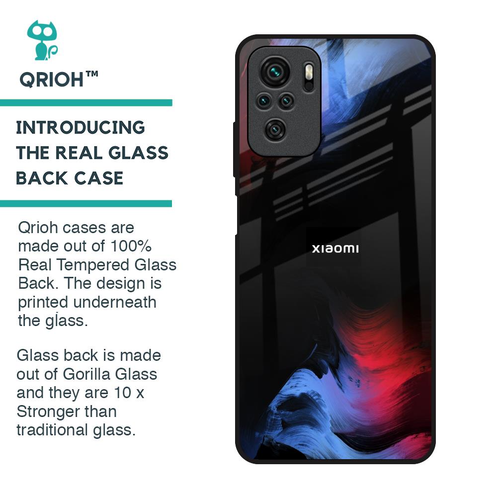 Fine Art Wave Glass Case for Redmi Note 10