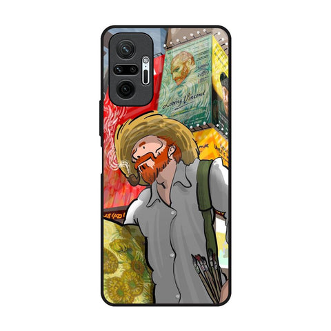 Loving Vincent Redmi Note 10 Pro Glass Back Cover Online