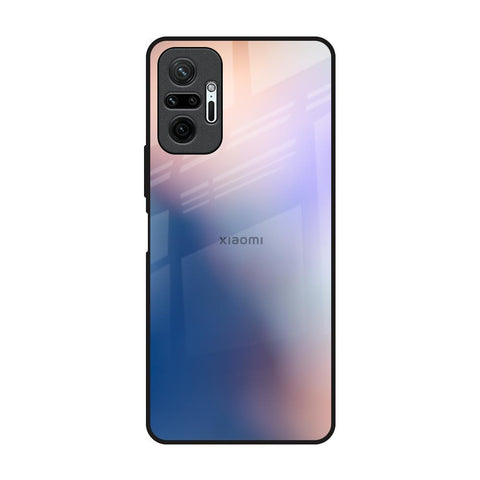 Blue Mauve Gradient Redmi Note 10 Pro Glass Back Cover Online
