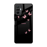 Fly Butterfly Redmi Note 10 Pro Glass Back Cover Online