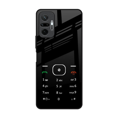 Classic Keypad Pattern Redmi Note 10 Pro Max Glass Back Cover Online