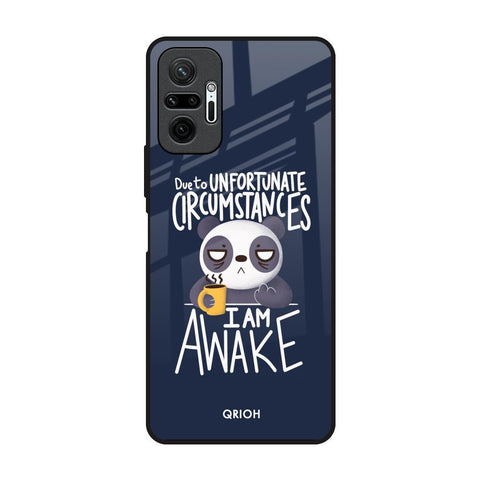 Struggling Panda Redmi Note 10 Pro Max Glass Back Cover Online