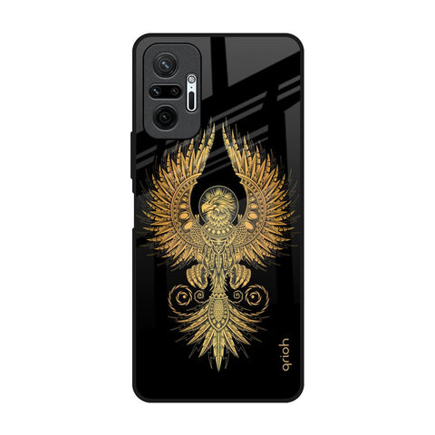 Mythical Phoenix Art Redmi Note 10 Pro Max Glass Back Cover Online