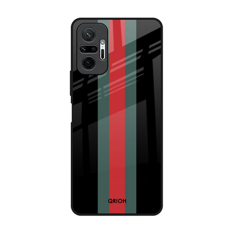 Vertical Stripes Redmi Note 10 Pro Max Glass Back Cover Online