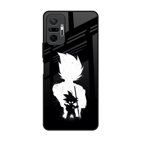 Monochrome Goku Redmi Note 10 Pro Max Glass Back Cover Online