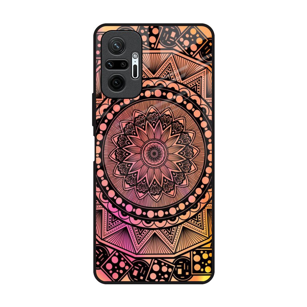 Floral Mandala Redmi Note 10 Pro Max Glass Back Cover Online