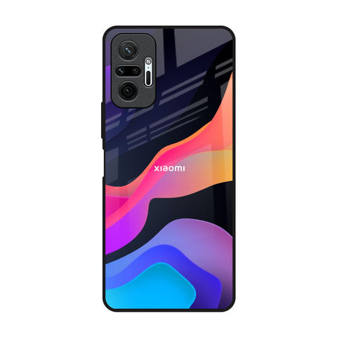 Colorful Fluid Redmi Note 10 Pro Max Glass Back Cover Online