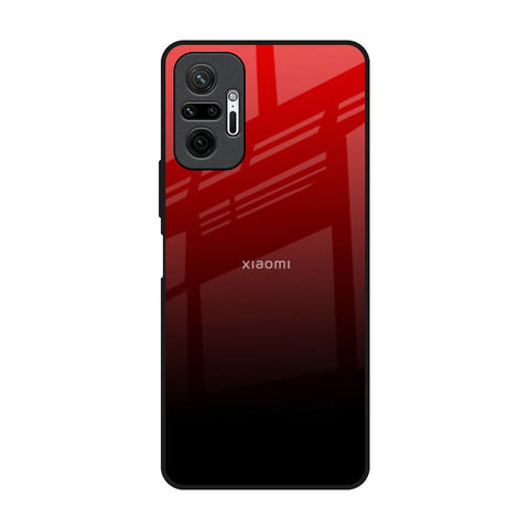 Maroon Faded Redmi Note 10 Pro Max Glass Back Cover Online