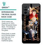 Shanks & Luffy Glass Case for Redmi Note 10 Pro Max