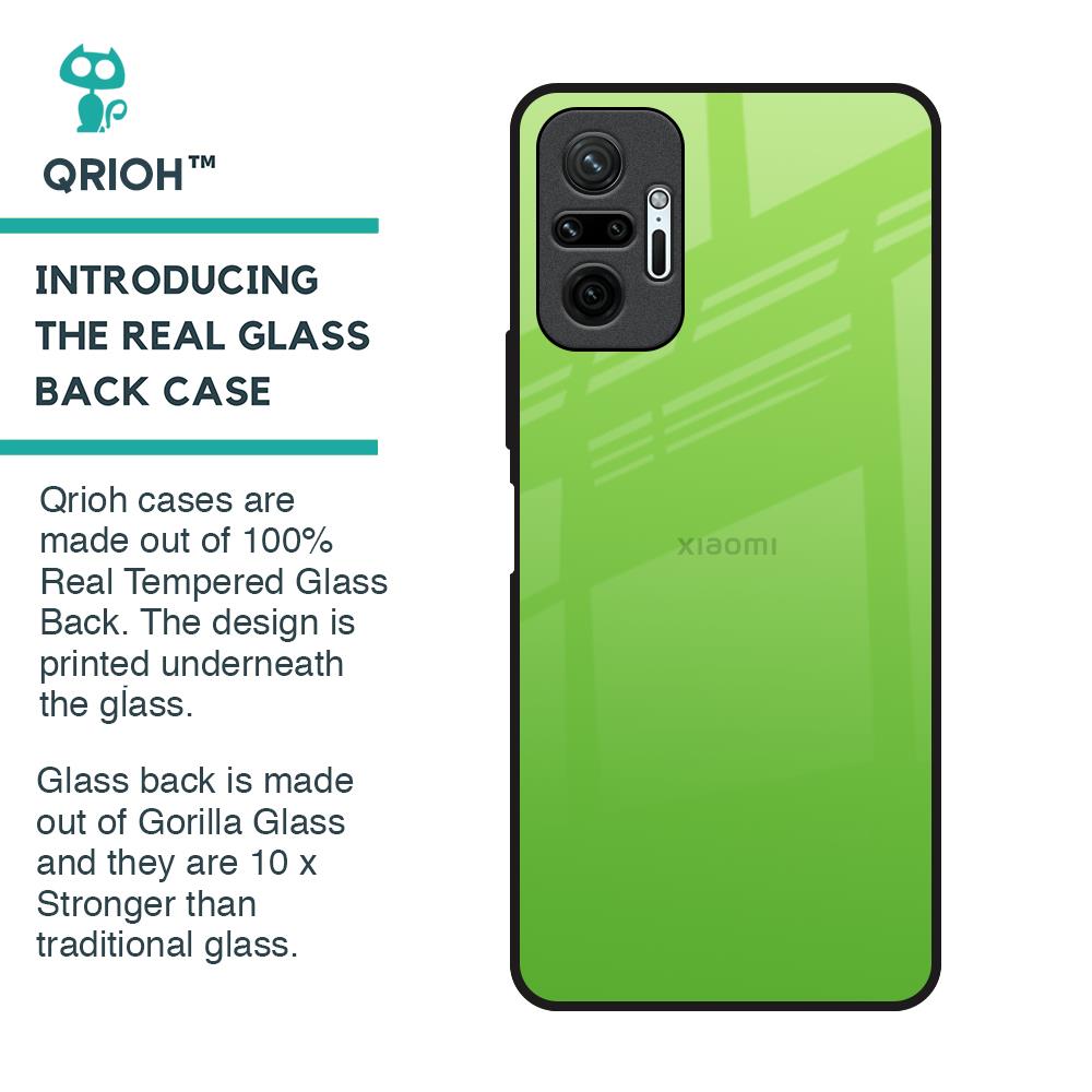 Paradise Green Glass Case For Redmi Note 10 Pro Max