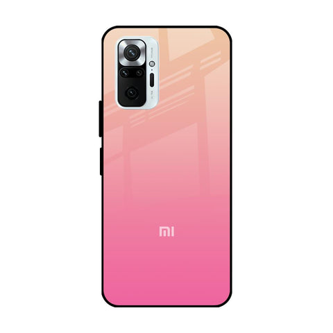 Pastel Pink Gradient Redmi Note 10 Pro Max Glass Cases & Covers Online