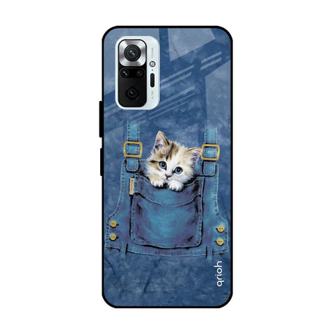 Kitty In Pocket Redmi Note 10 Pro Max Glass Cases & Covers Online