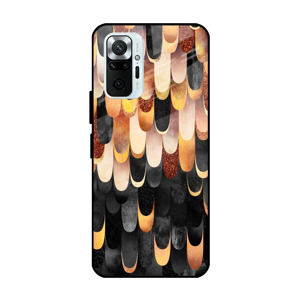 Bronze Abstract Redmi Note 10 Pro Max Glass Cases & Covers Online