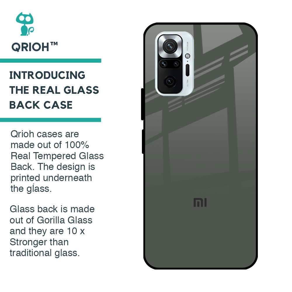 Charcoal Glass Case for Redmi Note 10 Pro Max