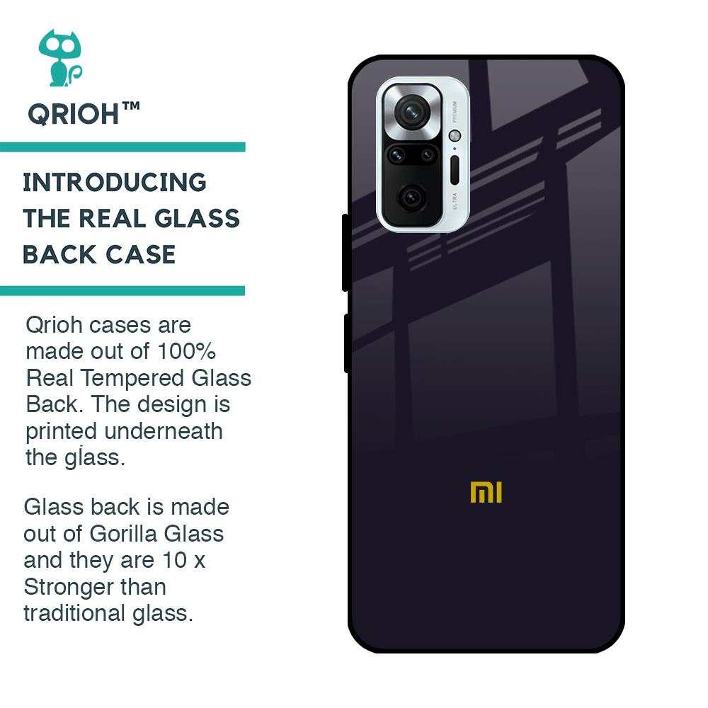 Deadlock Black Glass Case For Redmi Note 10 Pro Max