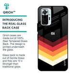 Abstract Arrow Pattern Glass Case For Redmi Note 10 Pro Max