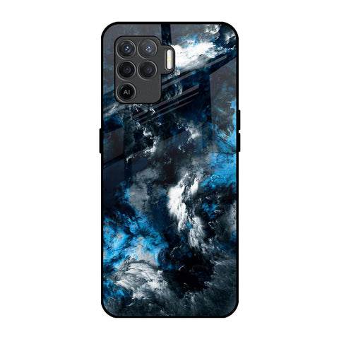 Cloudy Dust Oppo F19 Pro Glass Back Cover Online