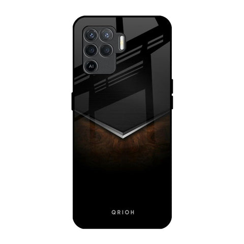 Dark Walnut Oppo F19 Pro Glass Back Cover Online
