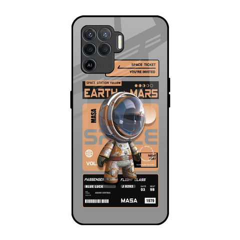 Space Ticket Oppo F19 Pro Glass Back Cover Online