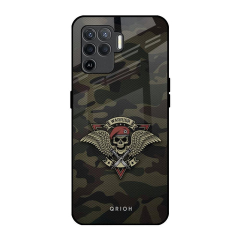Army Warrior Oppo F19 Pro Glass Back Cover Online