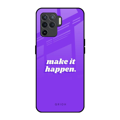 Make it Happen Oppo F19 Pro Glass Back Cover Online