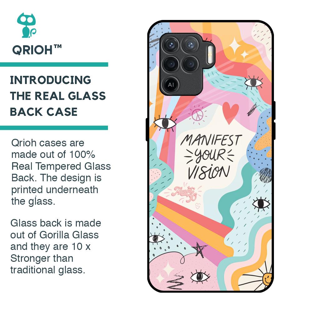 Vision Manifest Glass Case for Oppo F19 Pro