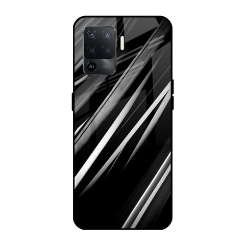 Black & Grey Gradient Oppo F19 Pro Glass Cases & Covers Online