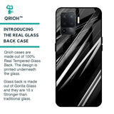 Black & Grey Gradient Glass Case For Oppo F19 Pro