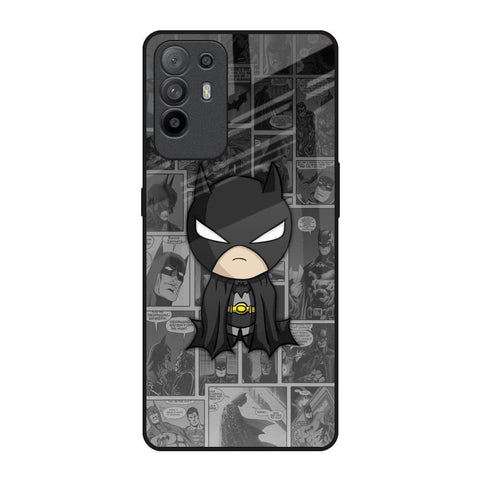 Cartoon Art Oppo F19 Pro Plus Glass Back Cover Online