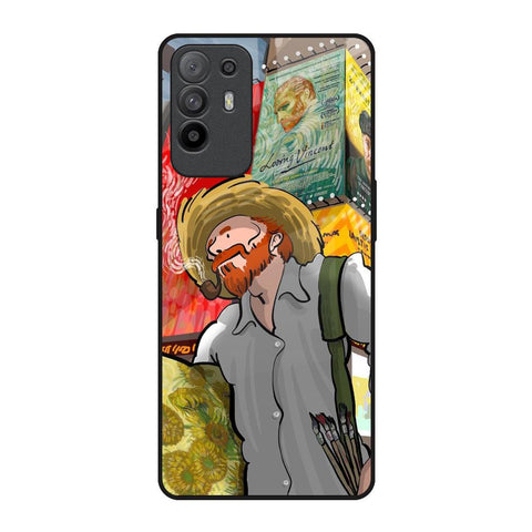 Loving Vincent Oppo F19 Pro Plus Glass Back Cover Online