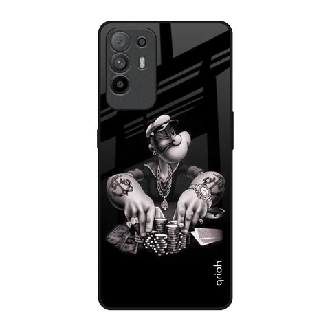 Gambling Problem Oppo F19 Pro Plus Glass Back Cover Online