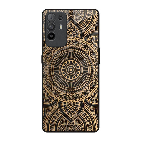 Luxury Mandala Oppo F19 Pro Plus Glass Back Cover Online