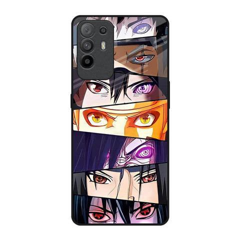 Anime Eyes Oppo F19 Pro Plus Glass Back Cover Online