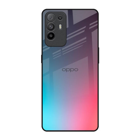 Rainbow Laser Oppo F19 Pro Plus Glass Back Cover Online
