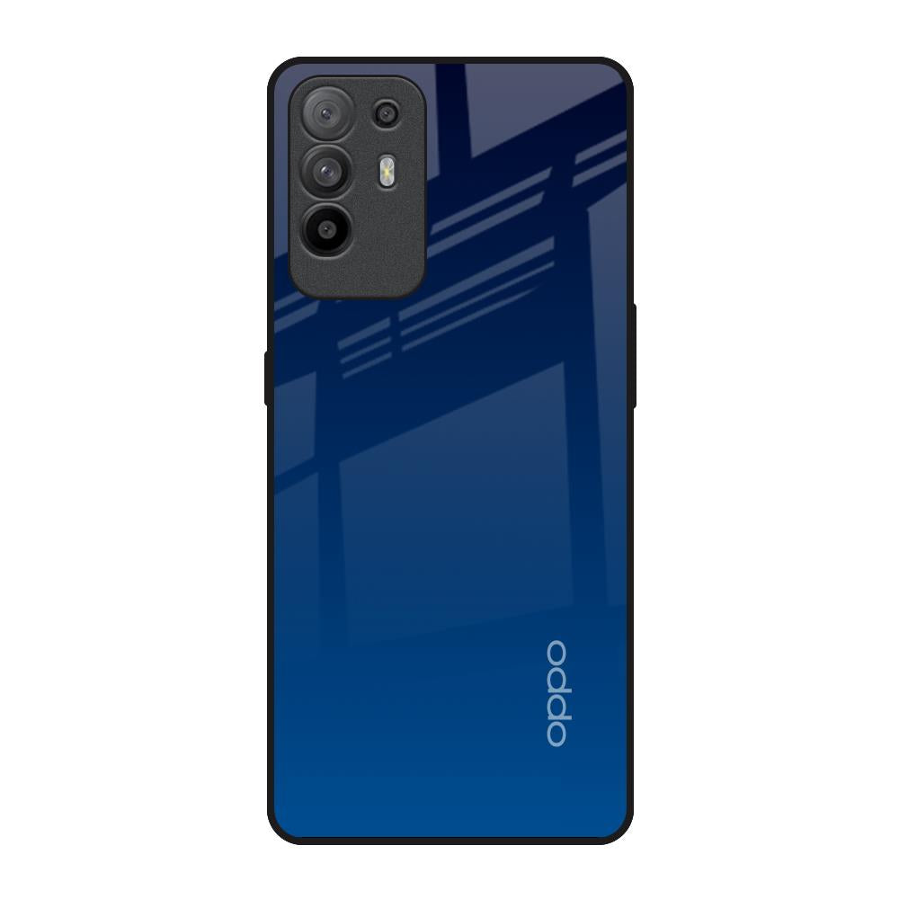Very Blue Oppo F19 Pro Plus Glass Back Cover Online