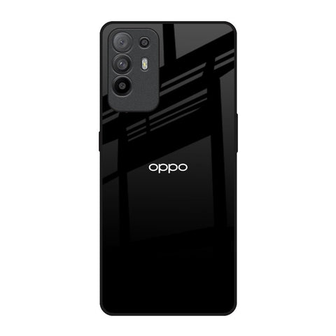 Jet Black Oppo F19 Pro Plus Glass Back Cover Online