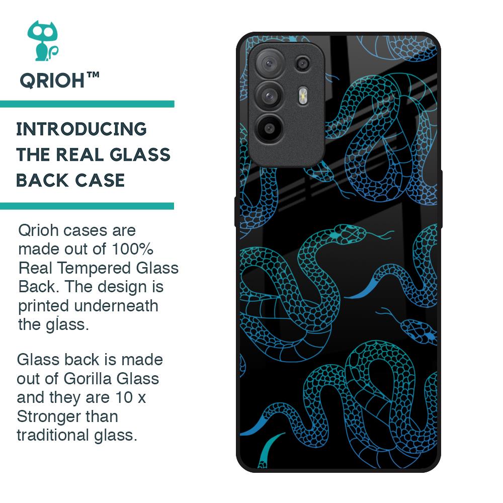 Serpentine Glass Case for Oppo F19 Pro Plus
