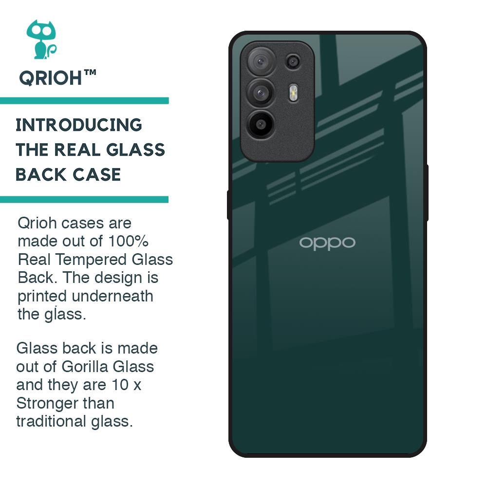 Olive Glass Case for Oppo F19 Pro Plus