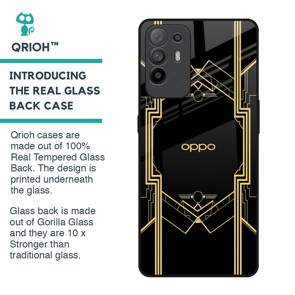 Sacred Logo Glass Case for Oppo F19 Pro Plus