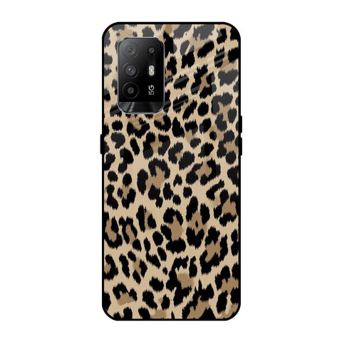 Leopard Seamless Oppo F19 Pro Plus Glass Cases & Covers Online