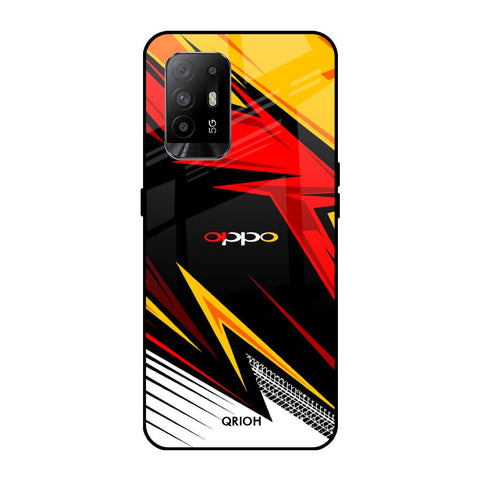 Race Jersey Pattern Oppo F19 Pro Plus Glass Cases & Covers Online