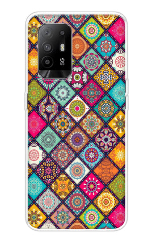 Multicolor Mandala Oppo F19 Pro Plus Back Cover