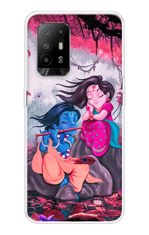 Radha Krishna Art Oppo F19 Pro Plus Back Cover