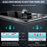 Tricolor Stripes Glass Case For Samsung Galaxy S10E